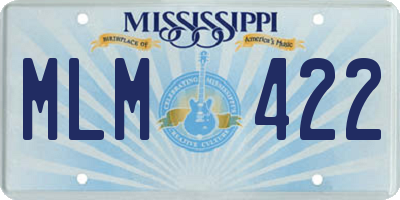 MS license plate MLM422