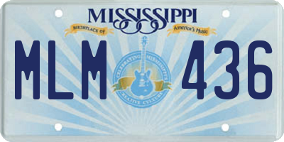 MS license plate MLM436