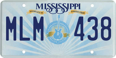 MS license plate MLM438