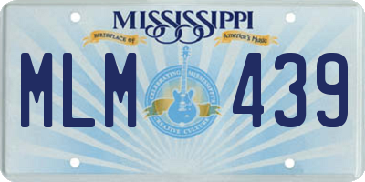 MS license plate MLM439