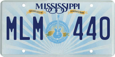 MS license plate MLM440