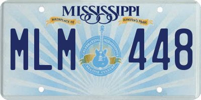 MS license plate MLM448
