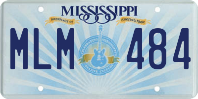MS license plate MLM484