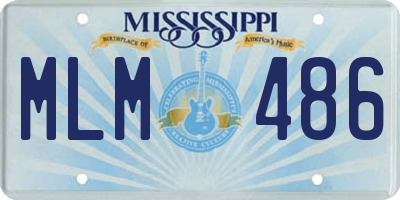 MS license plate MLM486