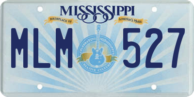 MS license plate MLM527