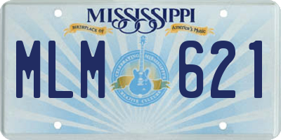 MS license plate MLM621