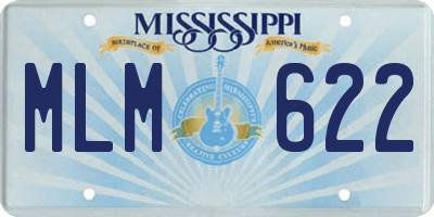 MS license plate MLM622