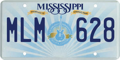 MS license plate MLM628