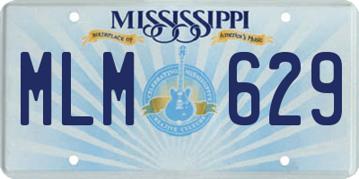 MS license plate MLM629