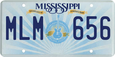 MS license plate MLM656