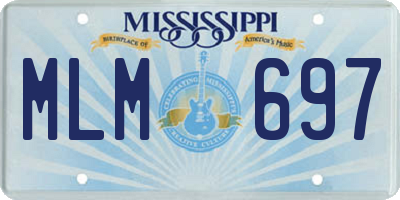 MS license plate MLM697