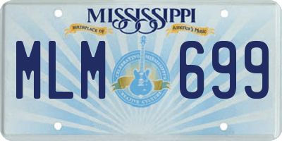 MS license plate MLM699