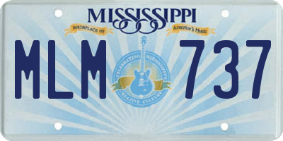 MS license plate MLM737