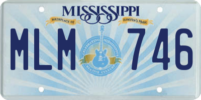 MS license plate MLM746