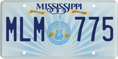 MS license plate MLM775