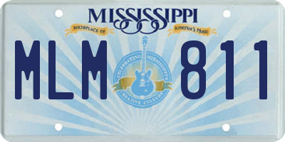 MS license plate MLM811