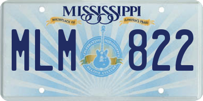 MS license plate MLM822