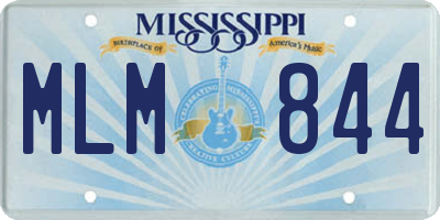 MS license plate MLM844