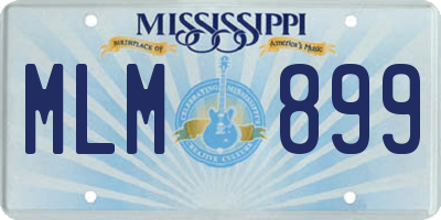 MS license plate MLM899