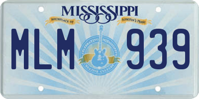 MS license plate MLM939