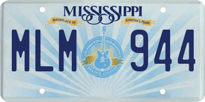 MS license plate MLM944