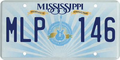 MS license plate MLP146
