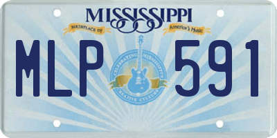 MS license plate MLP591