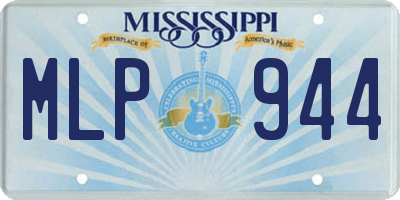 MS license plate MLP944