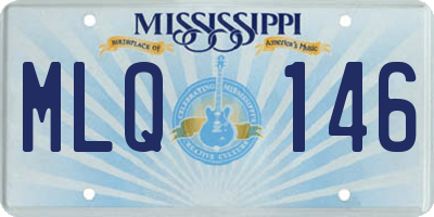MS license plate MLQ146