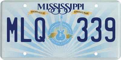 MS license plate MLQ339