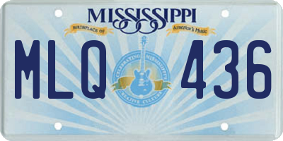 MS license plate MLQ436