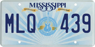 MS license plate MLQ439
