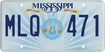 MS license plate MLQ471