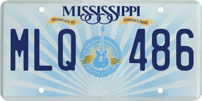 MS license plate MLQ486