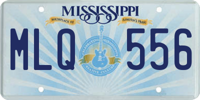MS license plate MLQ556