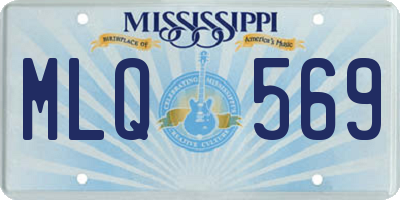 MS license plate MLQ569