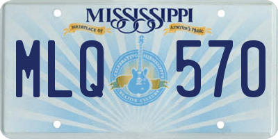 MS license plate MLQ570