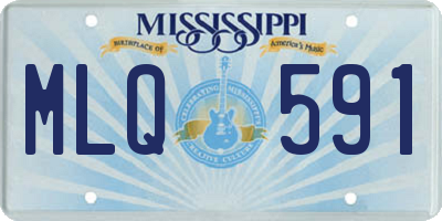 MS license plate MLQ591