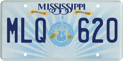 MS license plate MLQ620