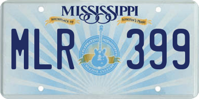 MS license plate MLR399
