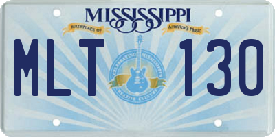 MS license plate MLT130