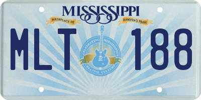 MS license plate MLT188