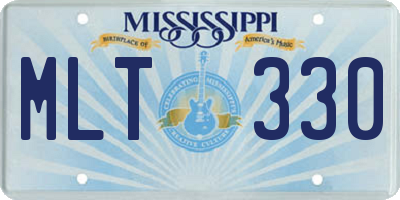 MS license plate MLT330