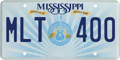 MS license plate MLT400