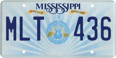 MS license plate MLT436