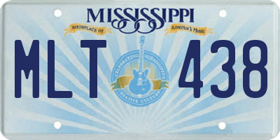 MS license plate MLT438