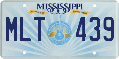 MS license plate MLT439