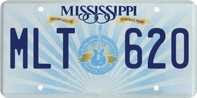 MS license plate MLT620