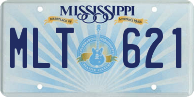MS license plate MLT621