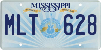 MS license plate MLT628